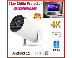 Máy chiếu Projector Lớp học hoặc Xem phim gia đình dạng ống phóng Giormani Y300